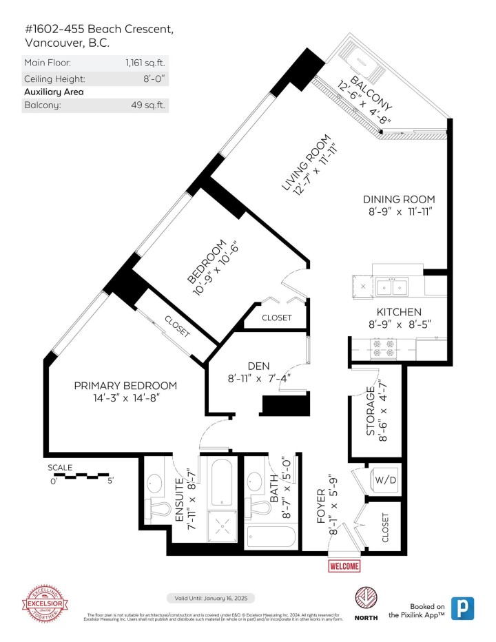 Photo 40 at 1602 - 455 Beach Crescent, Yaletown, Vancouver West