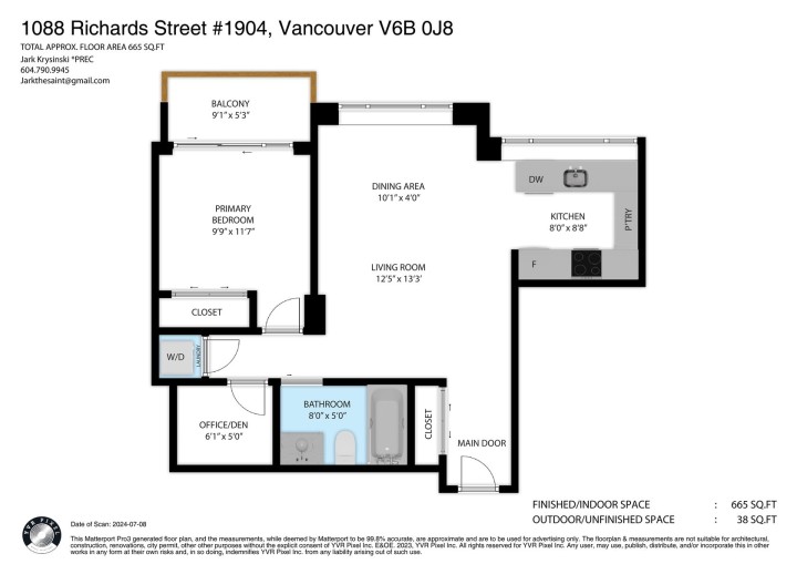 Photo 37 at 1904 - 1088 Richards Street, Yaletown, Vancouver West